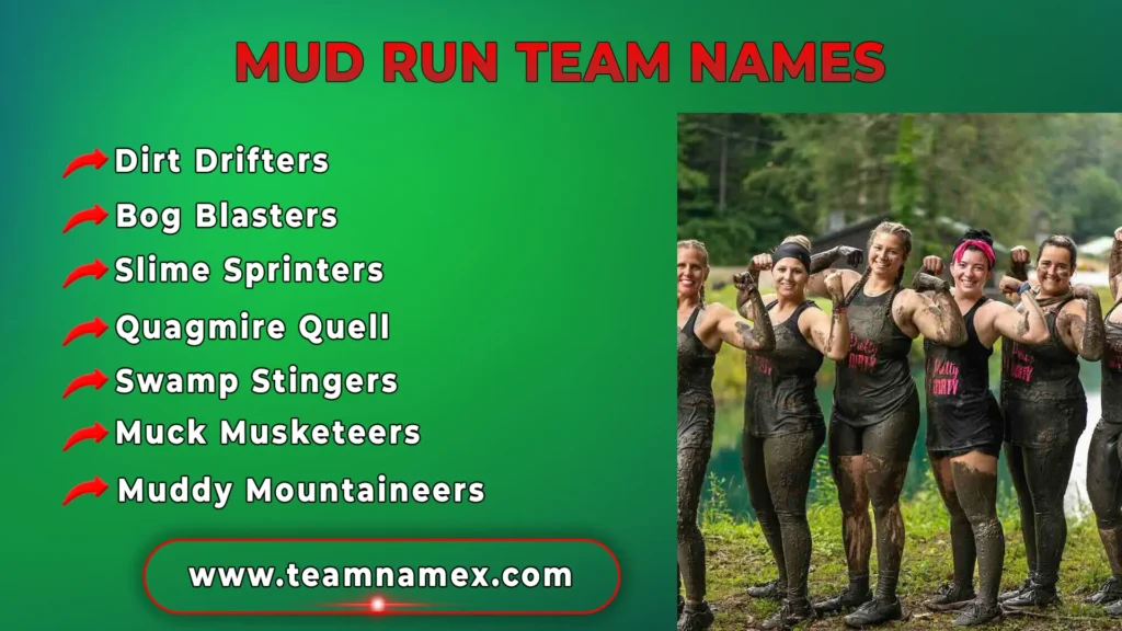 Mud Run Team Names
