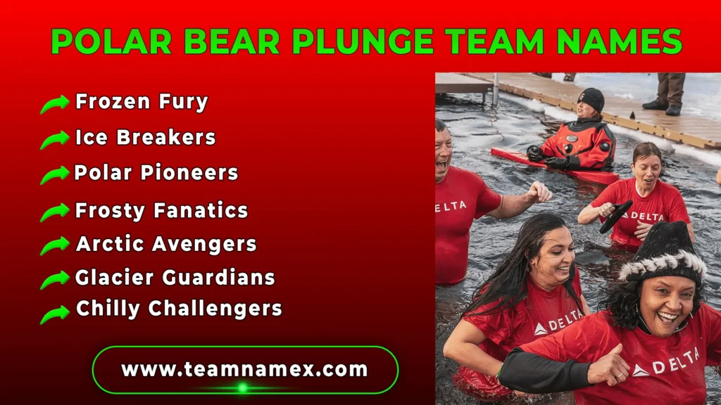 Polar Bear Plunge Team Names