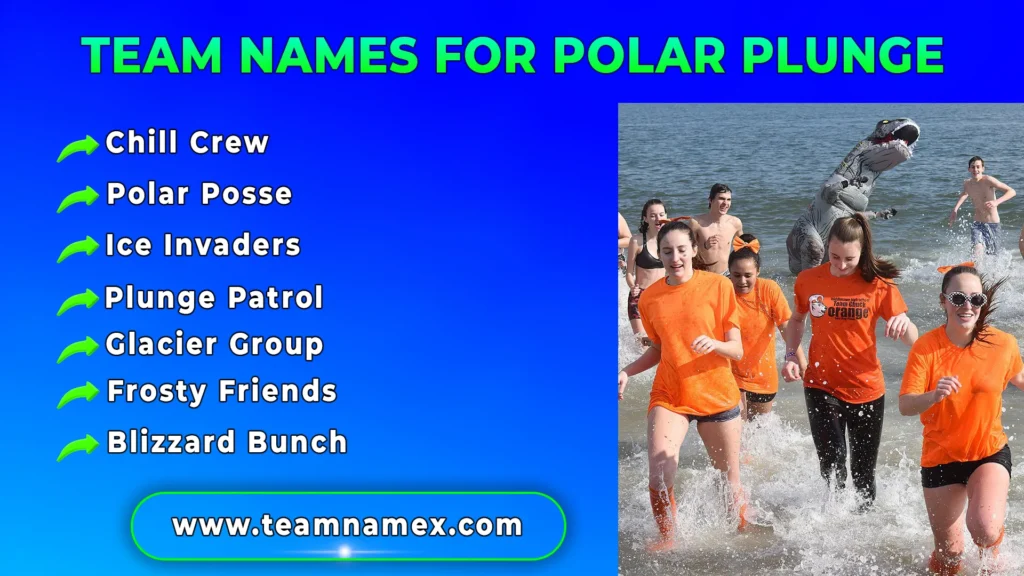 Team Names for Polar Plunge