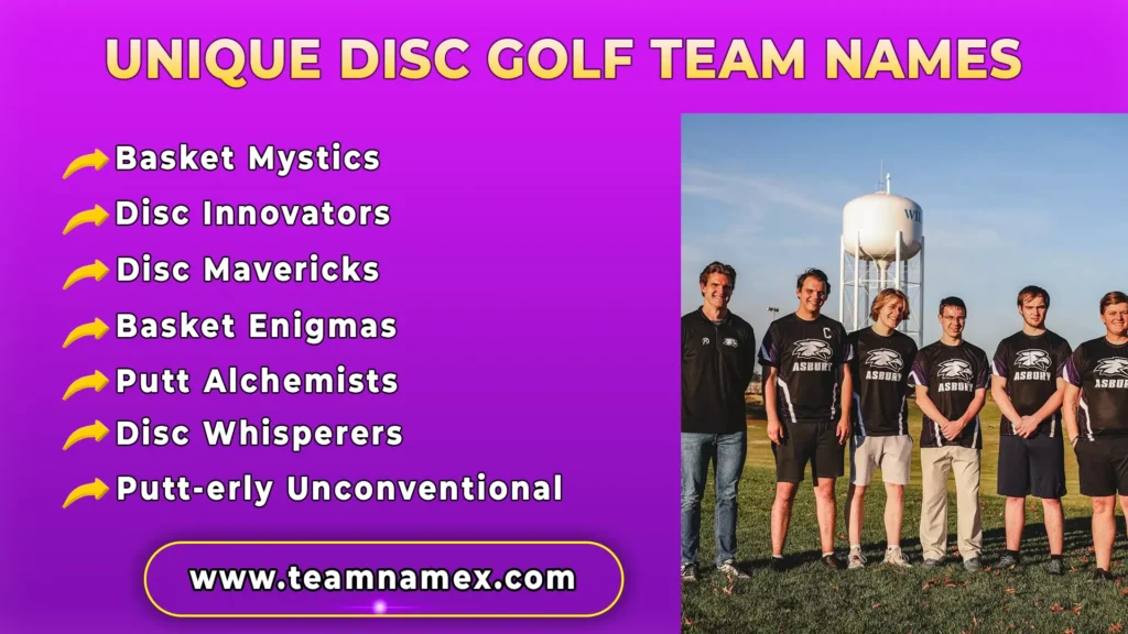 Unique Disc Golf Team Names