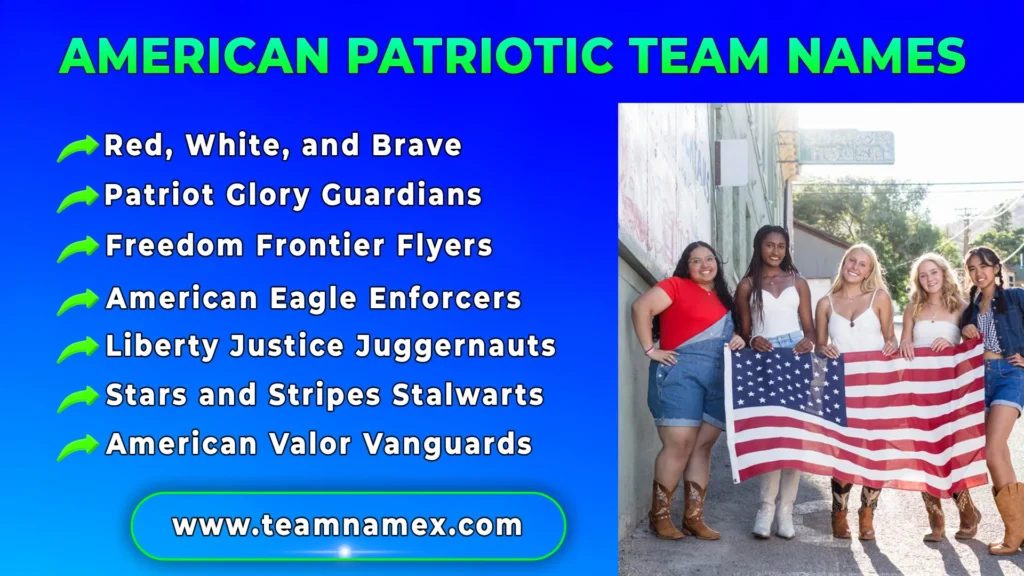 American Patriotic Team Names