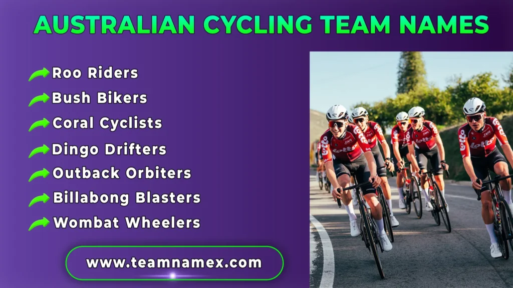 Australian Cycling Team Names