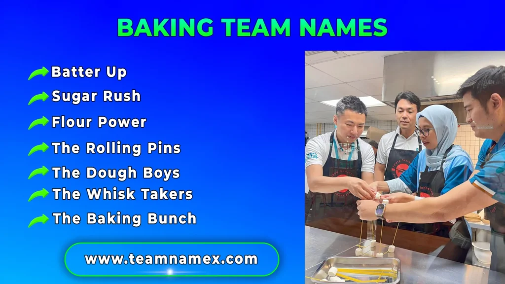 Baking Team Names 