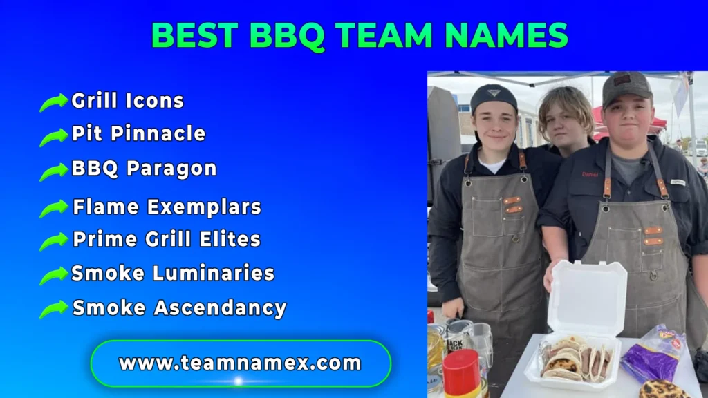 Best BBQ Team Names