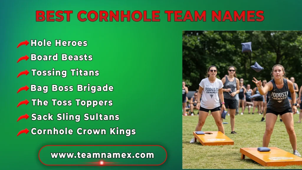 Best Cornhole Team Names