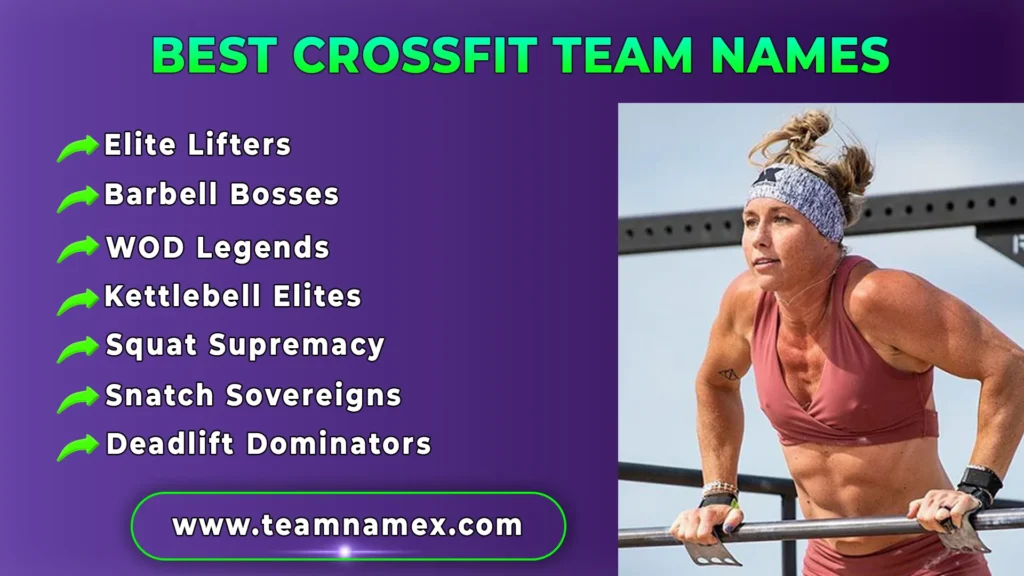 Best CrossFit Team Names