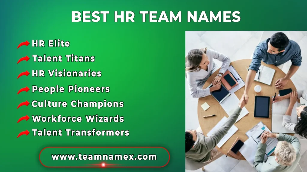 Best HR Team Names