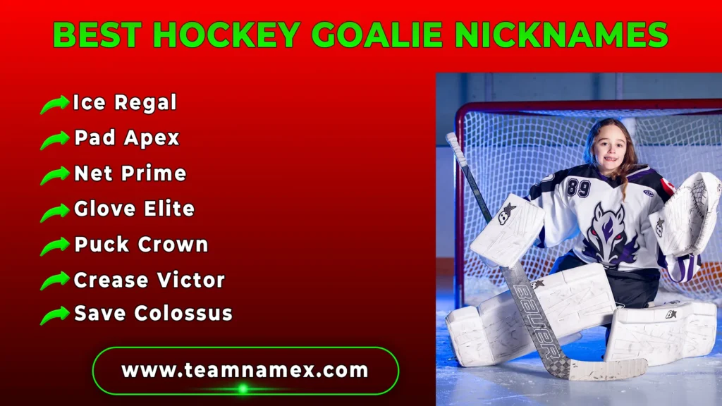 Best Hockey Goalie Nicknames