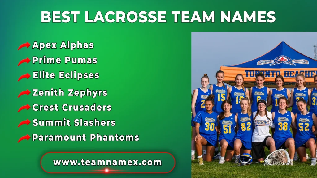 Best Lacrosse Team Names