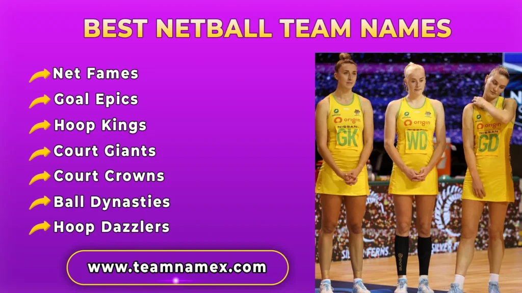 Best Netball Team Names