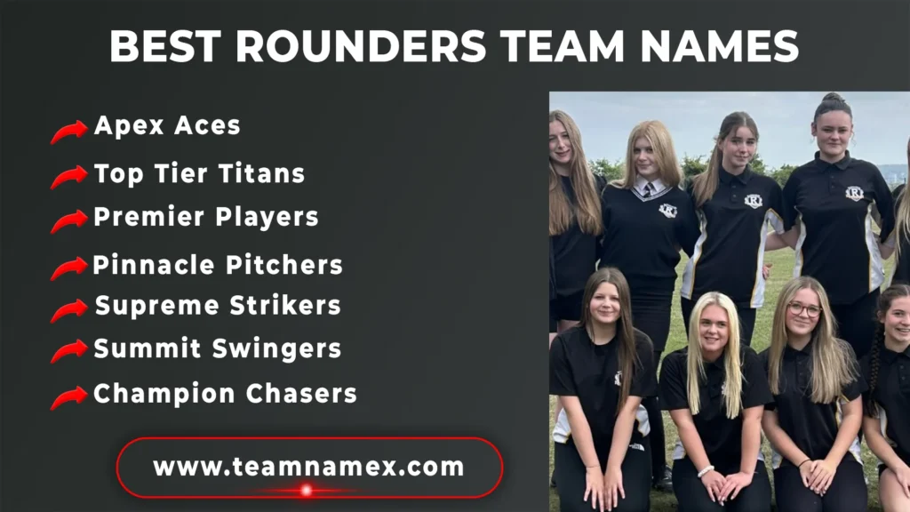 Best Rounders Team Names