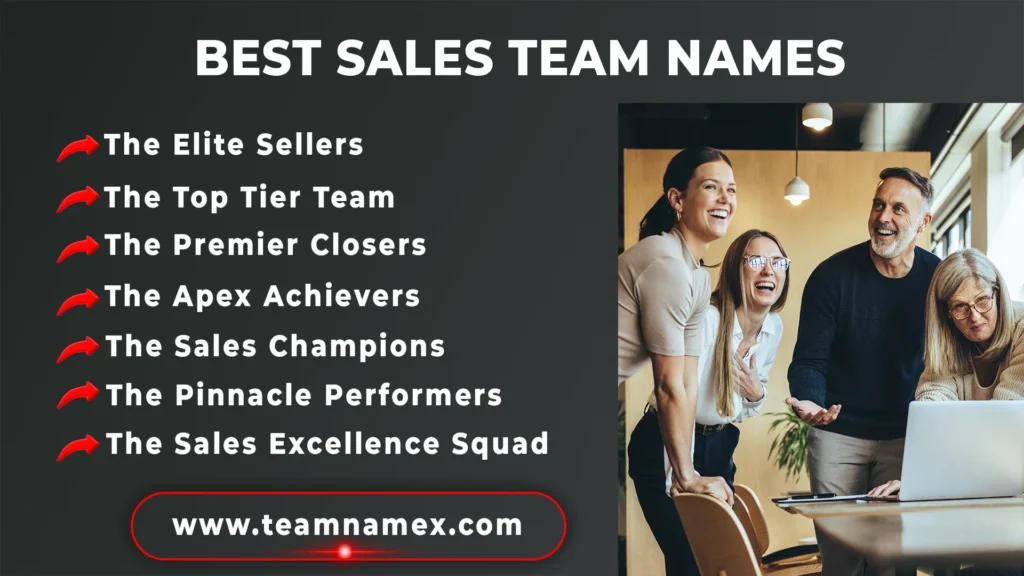 Best Sales Team Names