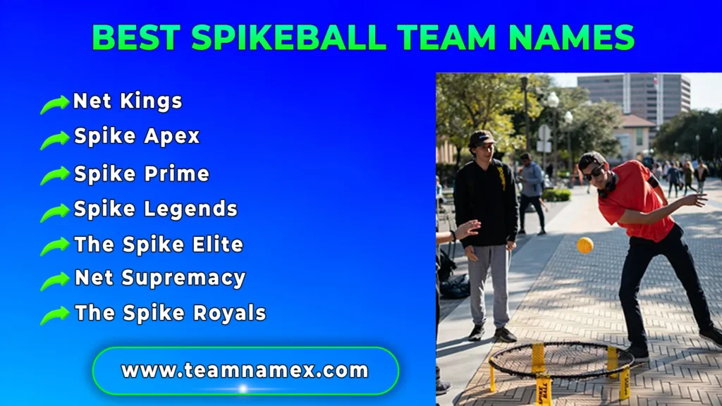 Best Spikeball Team Names