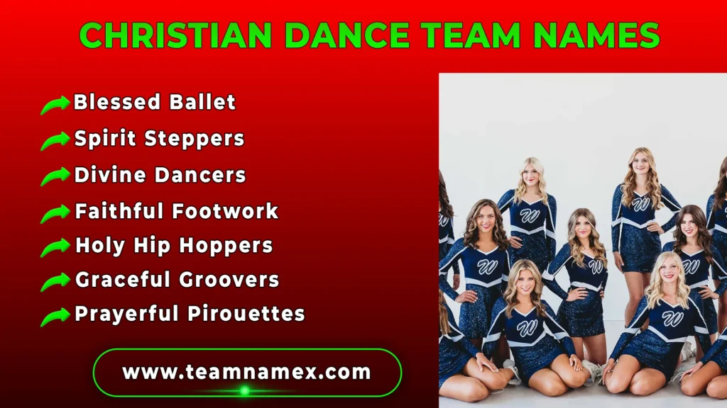 Christian Dance Team Names