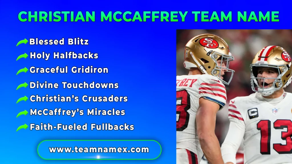Christian McCaffrey Team Name
