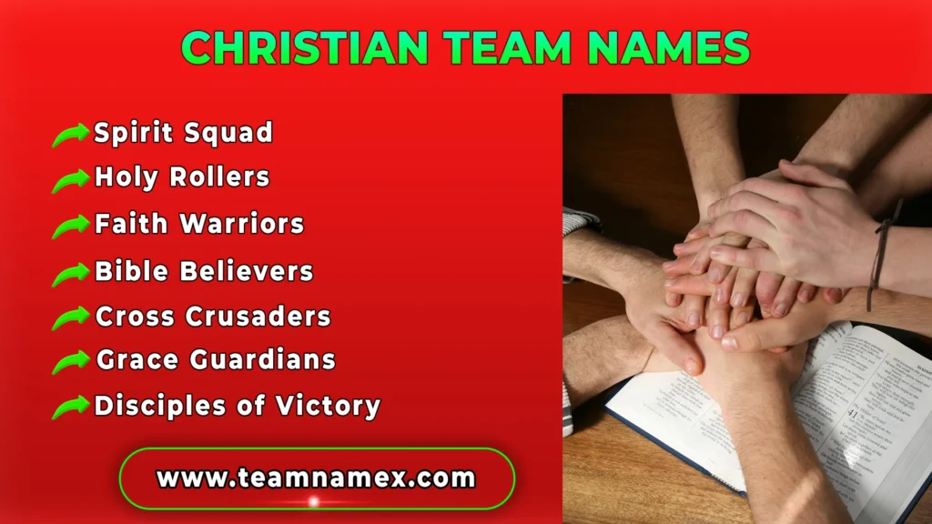 Christian Team Names