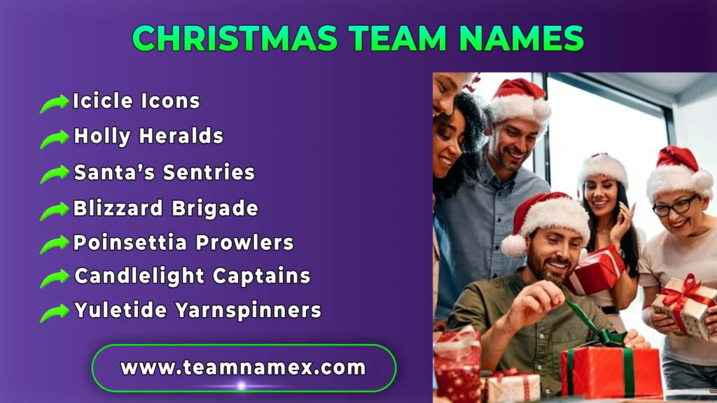 Christmas Team Names