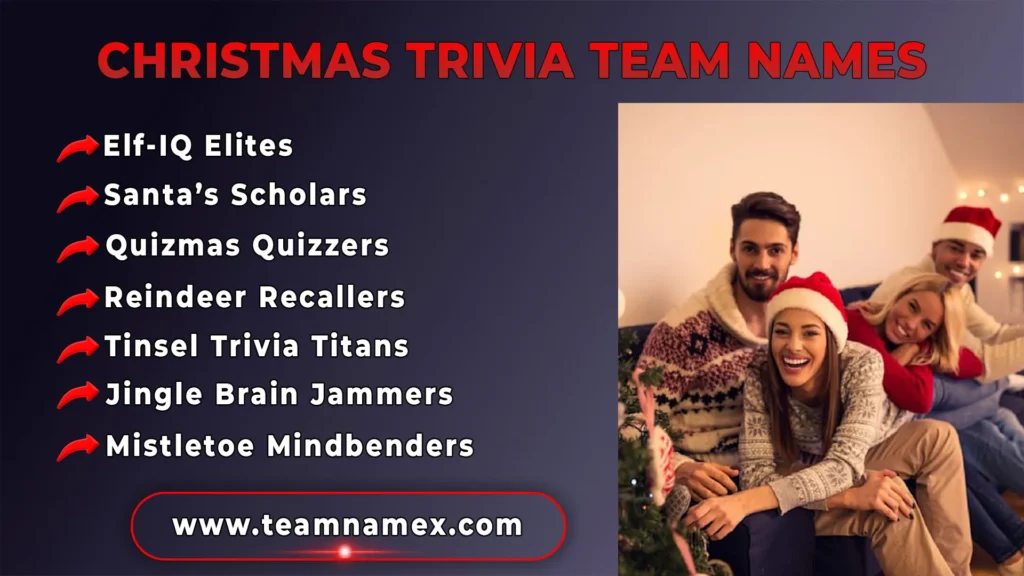 Christmas Trivia Team Names
