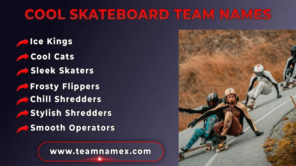Cool Skateboard Team Names