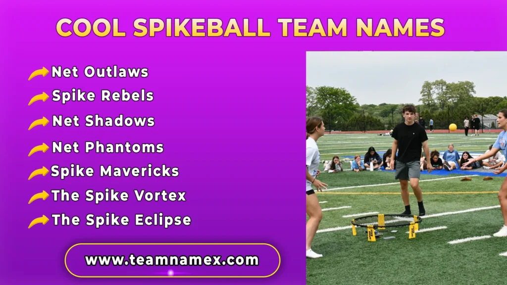 Cool Spikeball Team Names