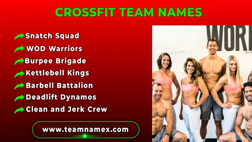 CrossFit Team Names