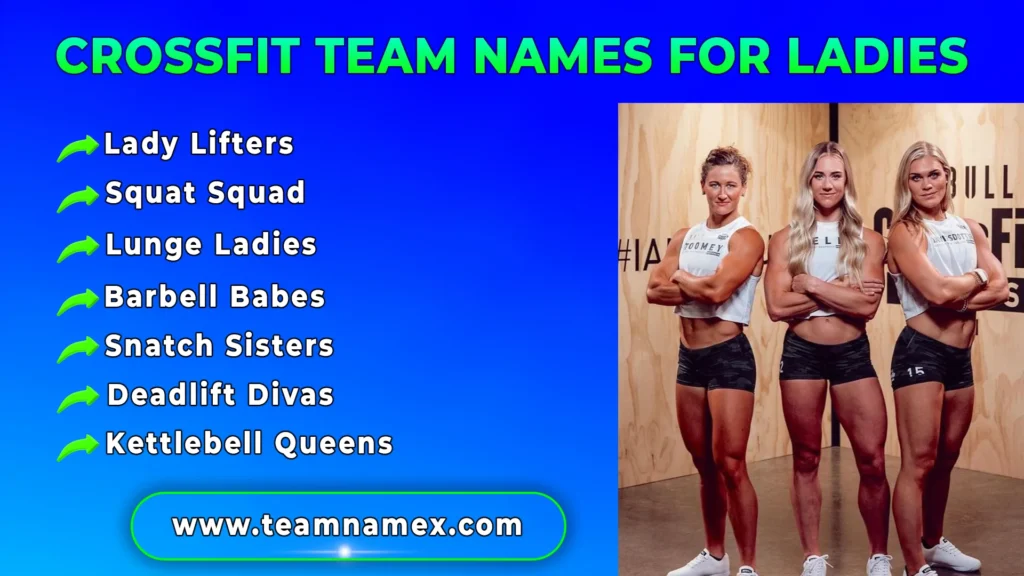 CrossFit Team Names for Ladies