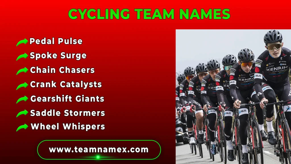 Cycling Team Names