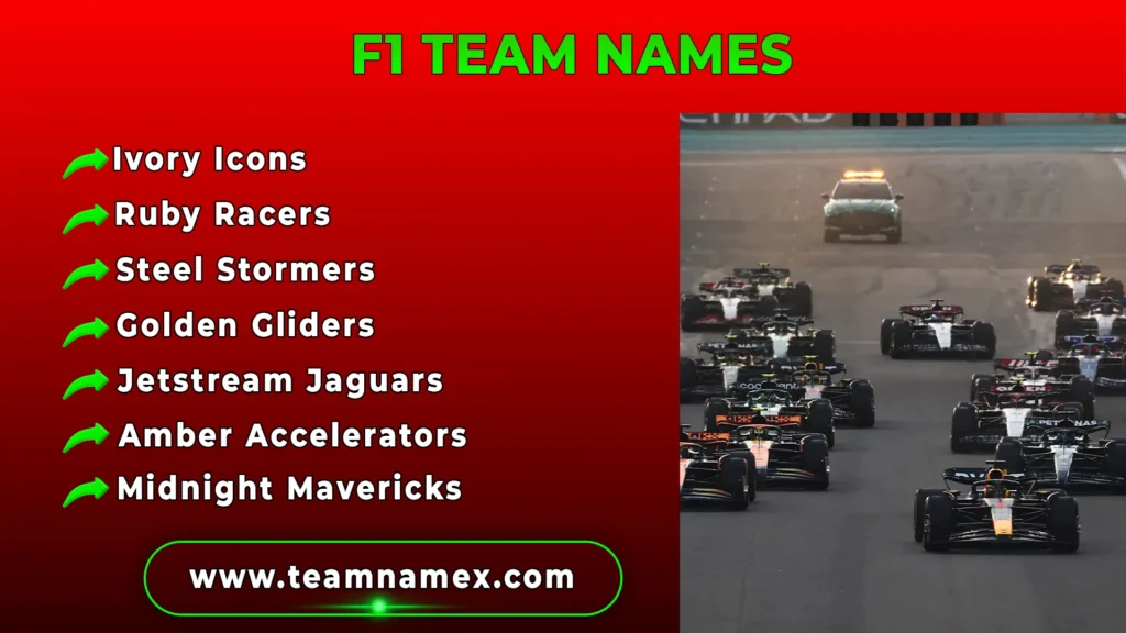 F1 Team Names