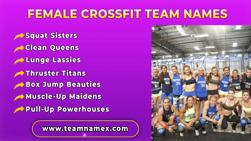 Female CrossFit Team Names