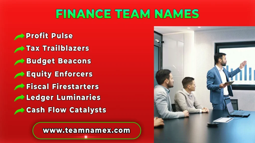 Finance Team Names