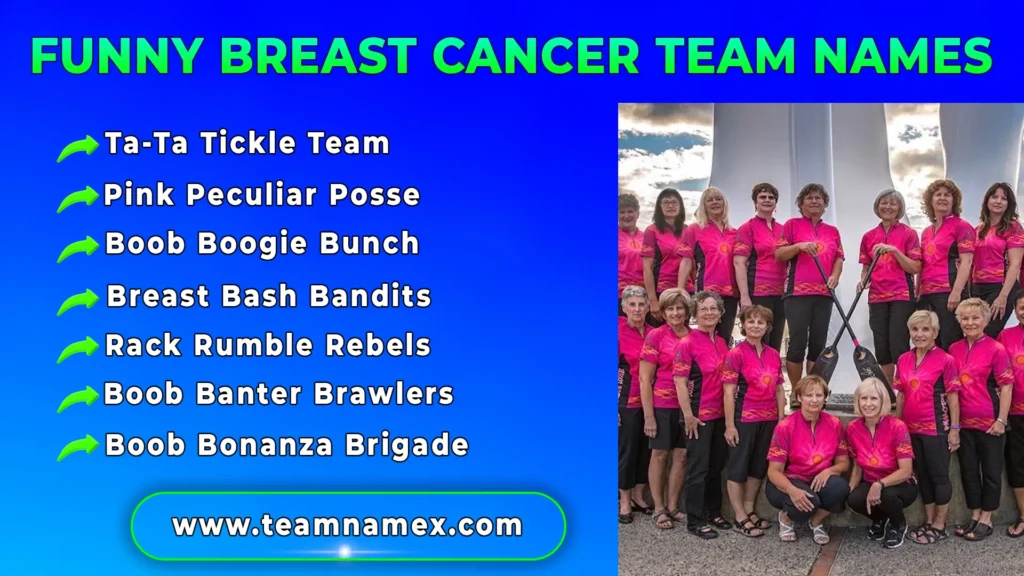 Funny Breast Cancer Team Names