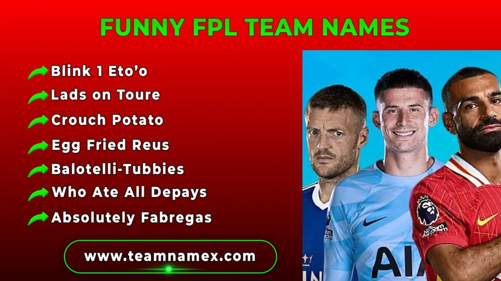 Funny FPL Team Names