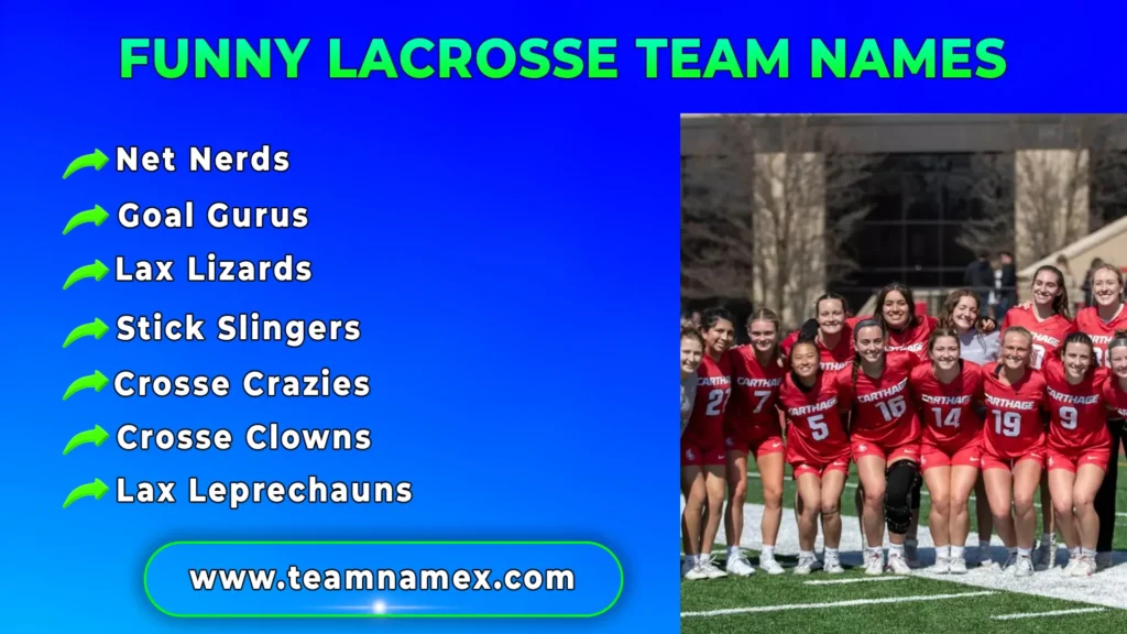 Funny Lacrosse Team Names