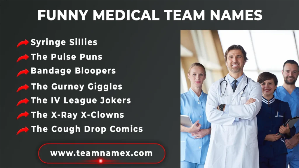 Funny Medical Team Names
