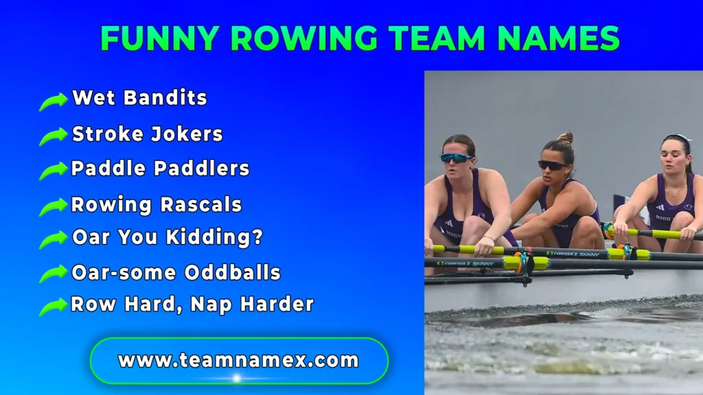 Funny Rowing Team Names