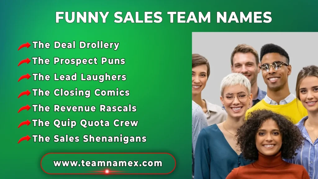 Funny Sales Team Names