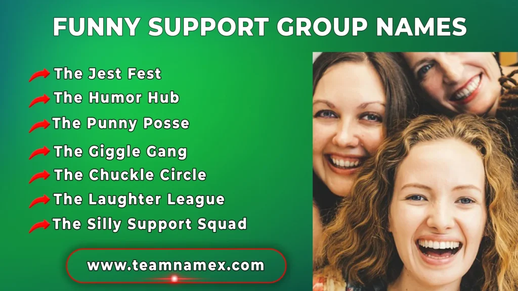 Funny Support Group Names