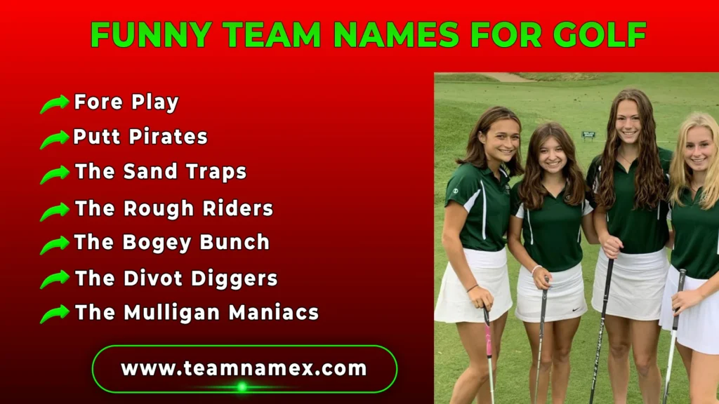 Funny Team Names for Golf
