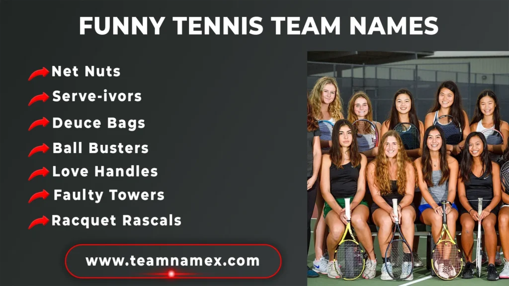 Funny Tennis Team Names