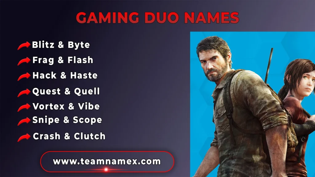 Gaming Duo Names