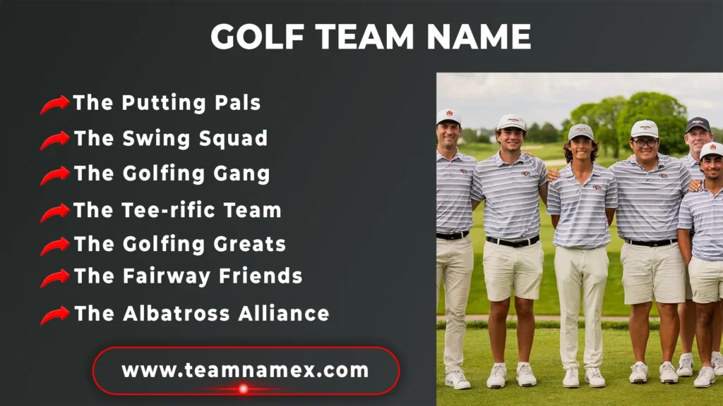 Golf Team Name