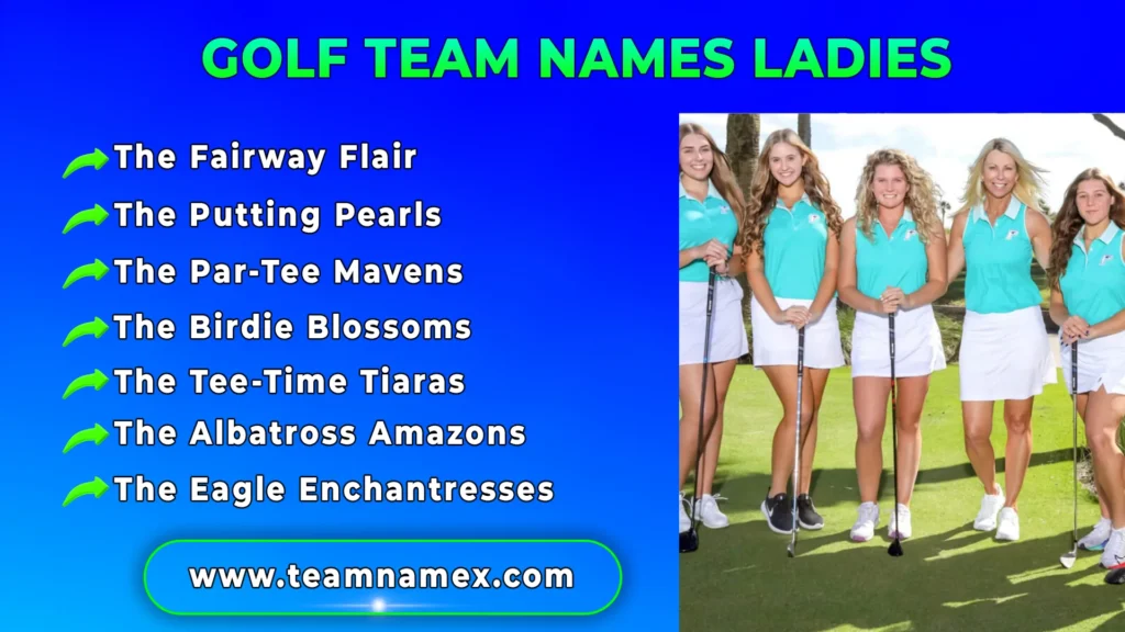Golf Team Names Ladies