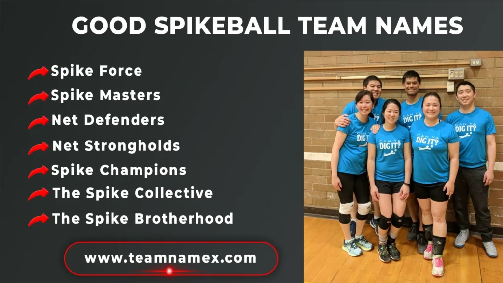 Good Spikeball Team Names