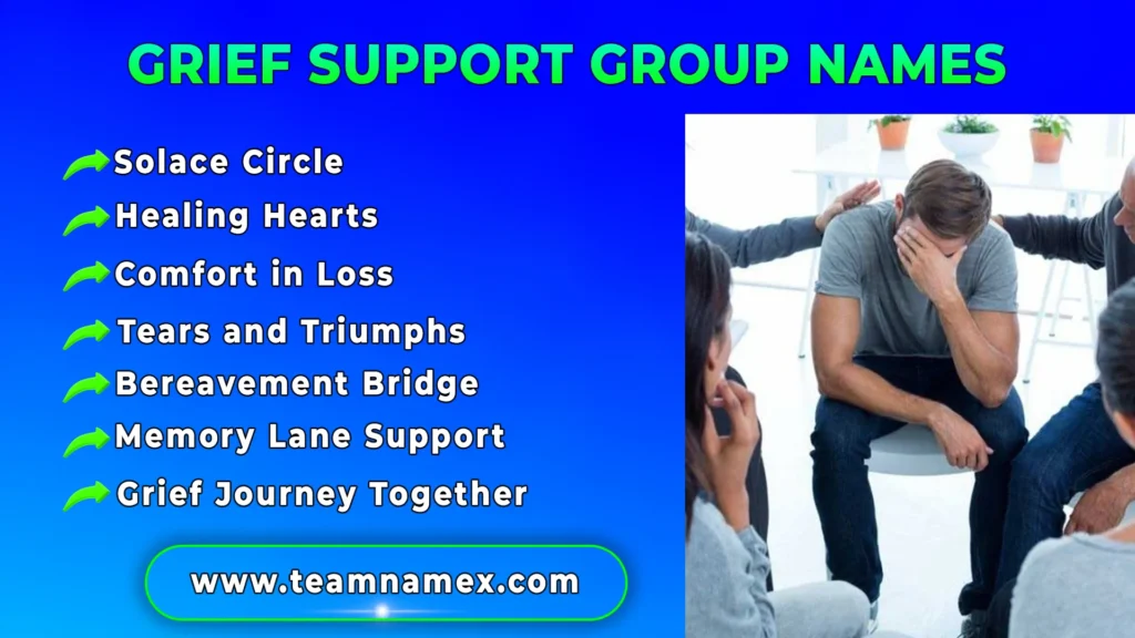 Grief Support Group Names