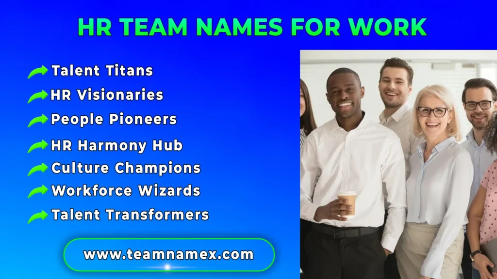 HR Team Names for Work
