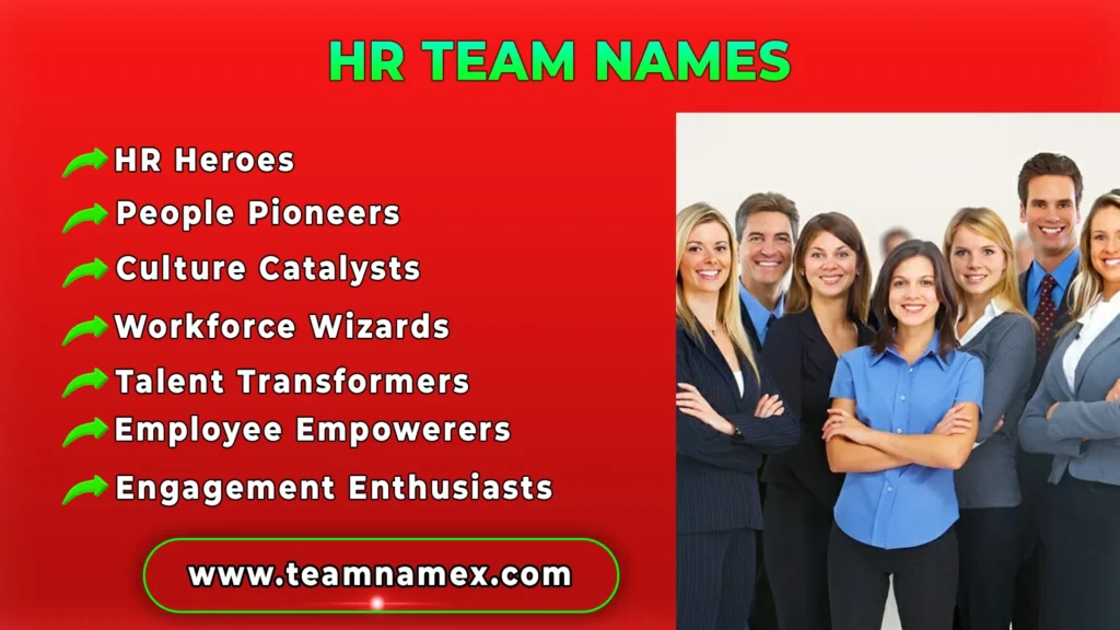 HR Team Names