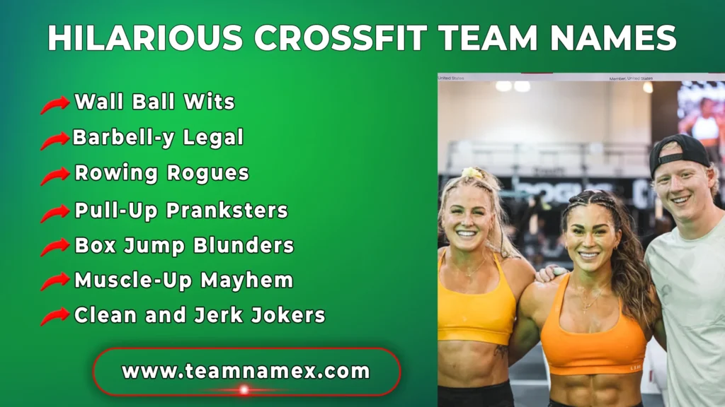 Hilarious CrossFit Team Names
