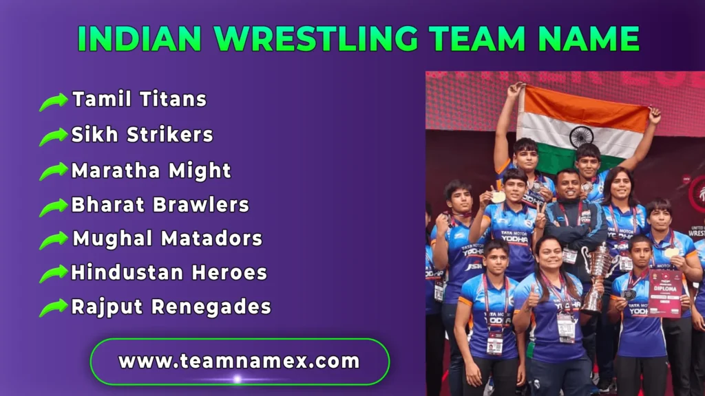 Indian Wrestling Team Name