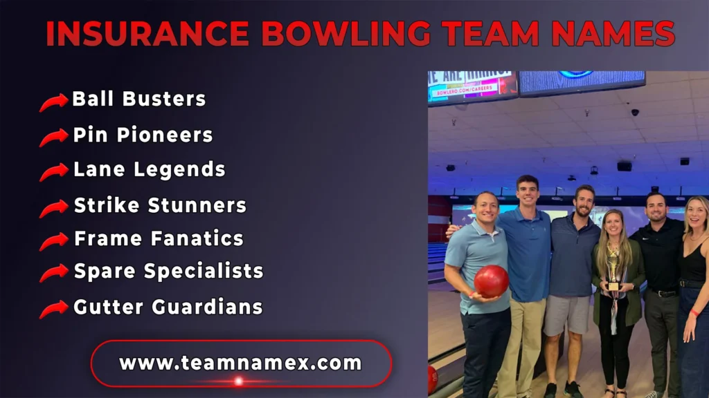 Insurance Bowling Team Names