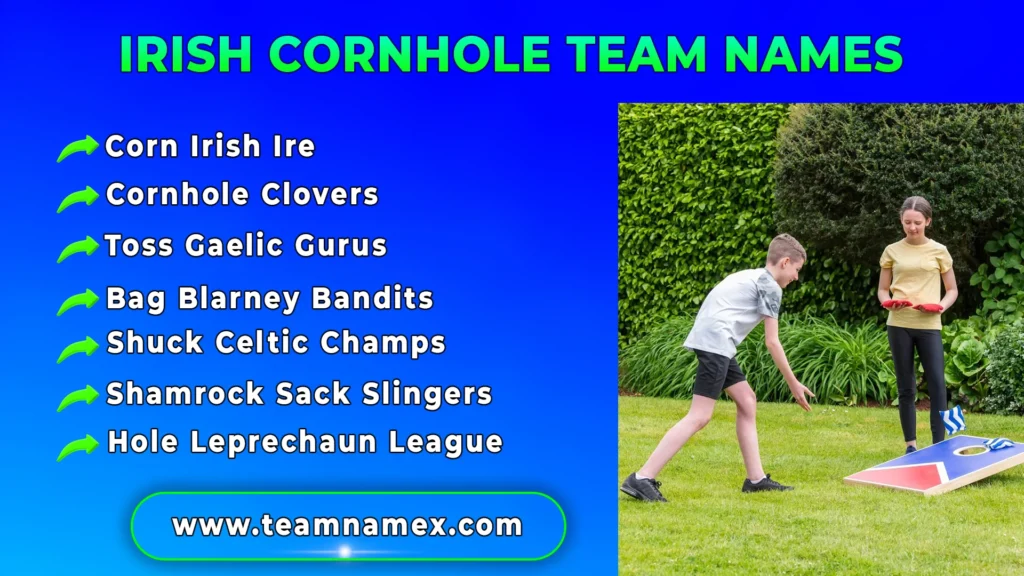 Irish Cornhole Team Names